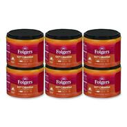 FOOD AND SNACKS | Folgers 30445CT 22.6 oz. Canister Coffee - Columbian (6/Carton)