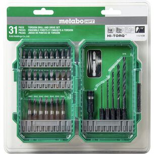 POWER TOOL ACCESSORIES | Metabo HPT 31-Piece Drill and Drive Bits Set