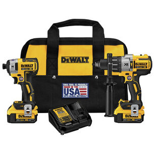 PRODUCTS | Dewalt DCK299M2 2-Tool Combo Kit - 20V MAX XR Brushless Cordless Hammer Drill & Impact Driver Kit with 2 Batteries (4 Ah)