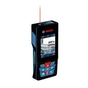 LASER DISTANCE MEASURERS | Factory Reconditioned Bosch BLAZE Outdoor 400 ft. Connected Lithium-Ion Laser Measure with Camera