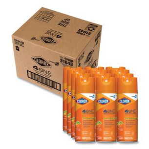 PRODUCTS | Clorox 14 oz. Citrus 4-in-1 Disinfectant and Sanitizer Aerosol Spray (12/Carton)