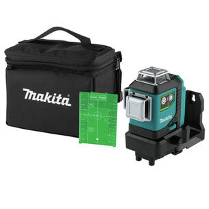 PRODUCTS | Makita 12V max CXT Lithium-Ion Self-Leveling 360 Degrees Cordless 3-Plane Green Laser (Tool Only)