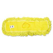 MOPS | Rubbermaid Commercial 24 in. Trapper Commercial Looped-End Launderable Dust Mop - Yellow