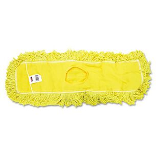 PRODUCTS | Rubbermaid Commercial 24 in. Trapper Commercial Looped-End Launderable Dust Mop - Yellow