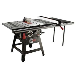 TABLE SAWS | SawStop 110V Single Phase 1.75 HP 14 Amp 10 in. Contractor Saw with 36 in. Professional Series T-Glide Fence System