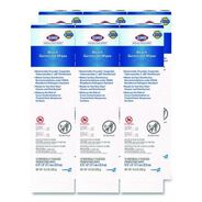 PRODUCTS | Clorox Healthcare 6.75 in. x 9 in. 1-Ply Individual Bleach Germicidal Wipes - Unscented White (6/Carton)