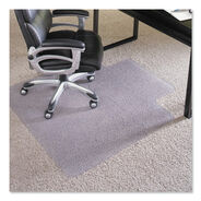 PRODUCTS | ES Robbins 45 x 53 EverLife Intensive Use Rectangular Chair Mat with Lip for High Pile Carpet - Clear