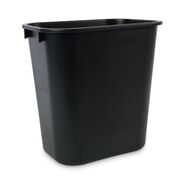 TRASH WASTE BINS | Boardwalk 14 qt Plastic Soft-Sided Wastebasket - Black