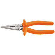 PLIERS | Klein Tools D203-8-INS 8 in. Insulated Long Nose Side-Cutter Pliers