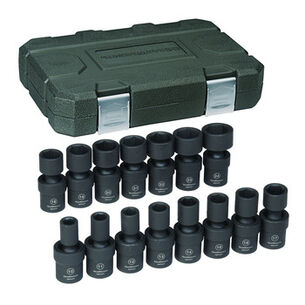 PRODUCTS | GearWrench 15-Piece 1/2 in. Drive 6-Point Metric Universal Impact Socket Set
