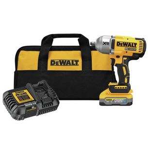 IMPACT WRENCHES | Dewalt 20V MAX XR Brushless Lithium-Ion 1/2 in. Cordless High Torque Impact Wrench Kit (5 Ah)