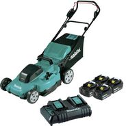 PUSH MOWERS | Factory Reconditioned Makita 36V (18V X2) LXT Lithium-Ion 19 in. Cordless Lawn Mower Kit with 4 Batteries (4 Ah)