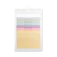 PRODUCTS | Smead 92064 14.25 in. x 24.25 in. Letter Size Cascading Wall Organizer - Blue/Clear/Gray/Green/Orange/Pink/Purple