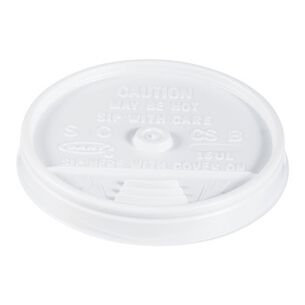 PRODUCTS | Dart Sip-Thru Lid Plastic Lids for 16 oz. Hot/Cold Foam Cups - White (1000/Carton)