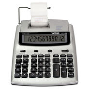OFFICE ELECTRONICS AND BATTERIES | Victor Black/Red Print 2.7 Lines/Sec Antimicrobial Printing Calculator
