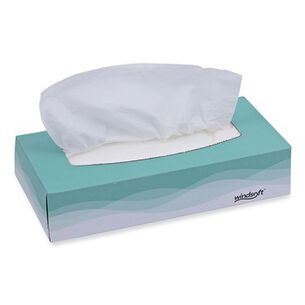 TISSUES | Windsoft WIN2360 2-Ply Flat Pop-Up Box Facial Tissue - White (30 Boxes/Carton)