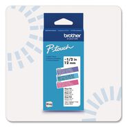 PRODUCTS | Brother P-Touch 0.47 in. x 13.1 ft. Genuine P-Touch BTAG Label Tapes - White on Purple, Black on Light Blue, White on Pink