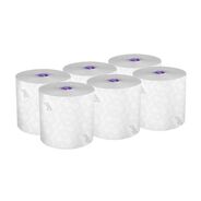 PAPER TOWELS AND NAPKINS | Scott 8 in. x 950 ft. 1-Ply Essential High Capacity Hard Roll Towel - White (6 Rolls/Carton)