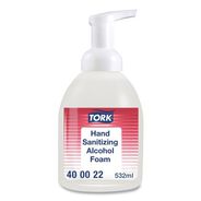 HAND SANITIZERS | Tork 400022 18 oz. Pump Bottle Unscented Alcohol Foam Hand Sanitizer (6/Carton)
