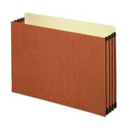 REPORT COVERS AND POCKET FOLDERS | Pendaflex 3.5 in. Expansion Legal Size File Cabinet Pockets - Redrope (10/Box)