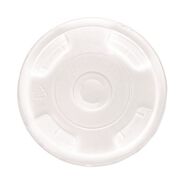 CUPS AND LIDS | Eco-Products BlueStripe Recycled Content 9 oz. to 24 oz. Cold Cup Flat Lids - Clear (10 Packs/Carton, 100/Pack)