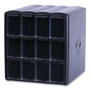 OFFICE AND OFFICE SUPPLIES | FLAVIA 25200002 15.2 in. x 17.2 in. x 16.3 in. 12-Compartments Four Column Merchandiser - Black