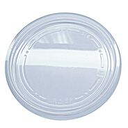 PRODUCTS | Fabri-Kal 000000000009501020 Recycleware Flat Plug Fit Round Plastic Deli Container Lids - Clear (500/Carton)