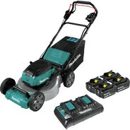 CLEARANCE | Makita 18V X2 (36V) LXT Lithium-Ion Brushless Cordless 18 in. Self-Propelled Commercial Lawn Mower Kit with 4 Batteries (5.0Ah)