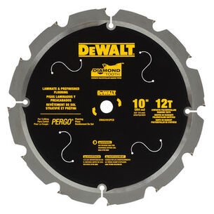 SAW ACCESSORIES | Dewalt DWA31012PCD 10 in. 12-Tooth PCD Tipped Laminate Cutting Blade