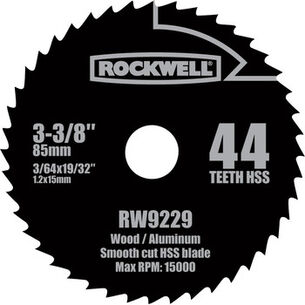  | Rockwell VersaCut 3-3/8 in. 44T HSS Circular Saw Blade
