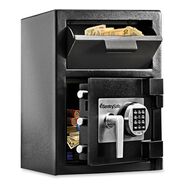 PRODUCTS | SentrySafe 0.94 cu-ft. 14 in. x 15.6 in. x 20 in. Digital Depository Safe - Large, Black