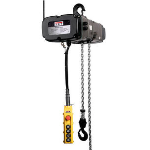 ELECTRIC CHAIN HOISTS | JET 460V 16.8 Amp TS Series 2 Speed 5 Ton 10 ft. Lift 3-Phase Electric Chain Hoist