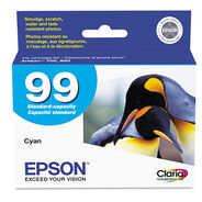OFFICE ELECTRONICS AND BATTERIES | Epson (99) 450 Page-Yield Claria Ink - Cyan