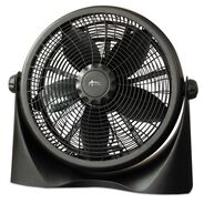 DESK FANS | Alera 16 in. 3-Speed Super-Circulation Plastic Tilt Fan - Black