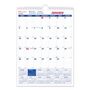PRODUCTS | Brownline 8 in. x 11 in. 12-Month (Jan. to Dec.) 2025 One Month per Page Twin-Wirebound Wall Calendar - White Sheets