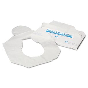 PRODUCTS | HOSPECO Health Gards Half-Fold 14.25 in. x 16.5 in. Toilet Seat Covers - White (1000/Carton)