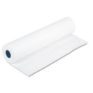 MAILING PACKING AND SHIPPING | Pacon 36 in. x 1,000 ft. 40 lbs. Wrapping Weight Kraft Paper Roll - White (1-Roll)