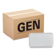 TABLETOP AND SERVEWARE | GEN 11.63 in. x 7.25 in. x 0.54 in. #16S Meat Trays - White (250/Carton)
