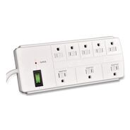 OFFICE AND OFFICE SUPPLIES | GoGreen Power 6 ft. Cord 750 Joules 8-Outlet Surge Protector - White