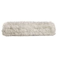 MOPS | Rubbermaid Commercial 18 in. Nylon Flow Flat Mop - White (6/Carton)