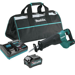 PRODUCTS | Makita GRJ01M1 40V max XGT Brushless Lithium-Ion 1-1/4 in. Cordless Reciprocating Saw Kit (4 Ah)