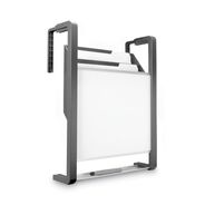 FILING AND FOLDERS | Quartet Three-Pocket Hanging File Pocket with Dry Erase Board - Letter, Black
