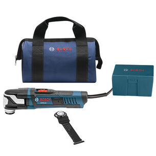MULTI TOOLS | Factory Reconditioned Bosch GOP55-36B-RT 5.5 Amp StarlockMax Oscillating Multi-Tool Kit with Accessory Box