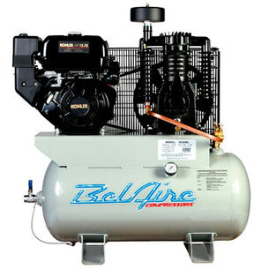 PRODUCTS | IMC 12 HP 30 Gallon Horizontal Stationary Air Compressor