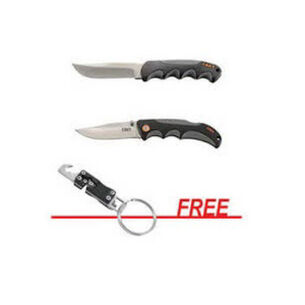  | CRKT Free Range Hunter Knife Combination Pack with FREE Key Chain Sharpener