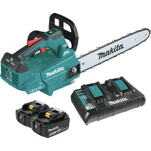 CHAINSAWS | Makita 18V X2 (36V) LXT Lithium-Ion Brushless Cordless 16 in. Top Handle Chain Saw Kit (5 Ah)