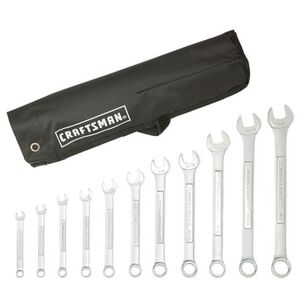 PRODUCTS | Craftsman 11-Piece SAE Combination Wrench Set