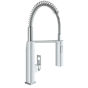  | Grohe Eurocube Pullout Spray Kitchen Faucet (Chrome)
