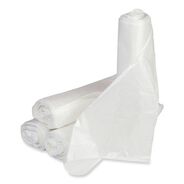 TRASH BAGS | Inteplast Group Low-Density 16 Gallon 24 in. x 32 in. Commercial Can Liners - White (500/Carton)