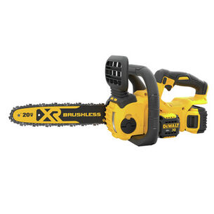 PERCENTAGE OFF | Dewalt 20V MAX XR Brushless Lithium-Ion Cordless Compact 12 in. Chainsaw Kit (5 Ah)
